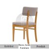 Kursi Makan Minimalis Jepara Teak Solid Wood Soft Royal Foam BA-459.2
