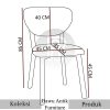 Kursi Makan Minimalis Modern Solid Wood High Quality BA-455.2