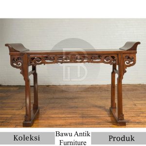 Meja Altar Sembahyang Dinasti Qing Model Kayu Jati BA-443 10 Meja Altar Sembahyang Dinasti Qing Model Kayu Jati BA 443