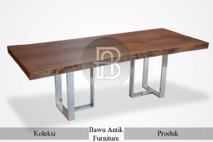 Meja Jati Solid Live Edge New Year Sale BA 464