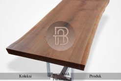 Meja Jati Solid Live Edge New Year Sale BA-464.1