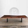 Meja Kayu Solid Trembesi Desain Meja Rapat Modern Minimalis BA-436.2