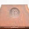 Meja Makan Kayu Solid Trembesi Natural Walnut Spesial Tahun Baru BA-465.1