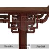 Meja Persembahan Kayu Jati Desain Klasik Autentik BA-446.1