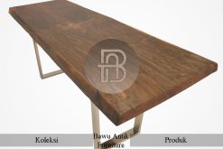 Meja Solid Kayu Jati Industrial Design Furniture Jepara BA-467.1