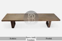 Model Meja Solid Jepara Spesial Ukuran Besar Kayu Terbarik BA-469