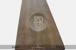 Model Meja Solid Jepara Spesial Ukuran Besar Kayu Terbarik BA-469.1