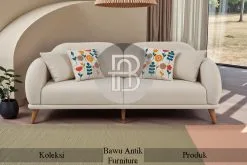 Model Sofa Minimalis Shabby Rangka Kayu Jati Berkualitas BA-479