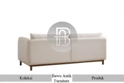 Sofa Minimalis Terbaru Rangka Kayu Solid Desain Cantik BA-476.1
