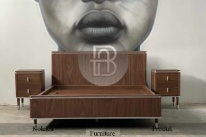Tempat Tidur Kayu Jati Minimalis Modern New Design BA 454