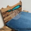 Tempat Tidur Kayu Solid Epoxy Combination Futuristic Style BA-451.1