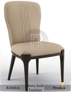 Desain Kursi Makan Minimalis Mewah Luxurious Fabric BA 515