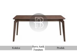 Meja Makan Kayu Jati Solid Scandinavian Design BA-547