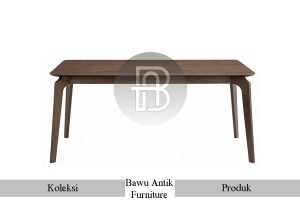 Meja Makan Kayu Jati Solid Scandinavian Design BA 547