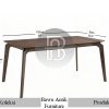 Meja Makan Kayu Jati Solid Scandinavian Design BA-547.2