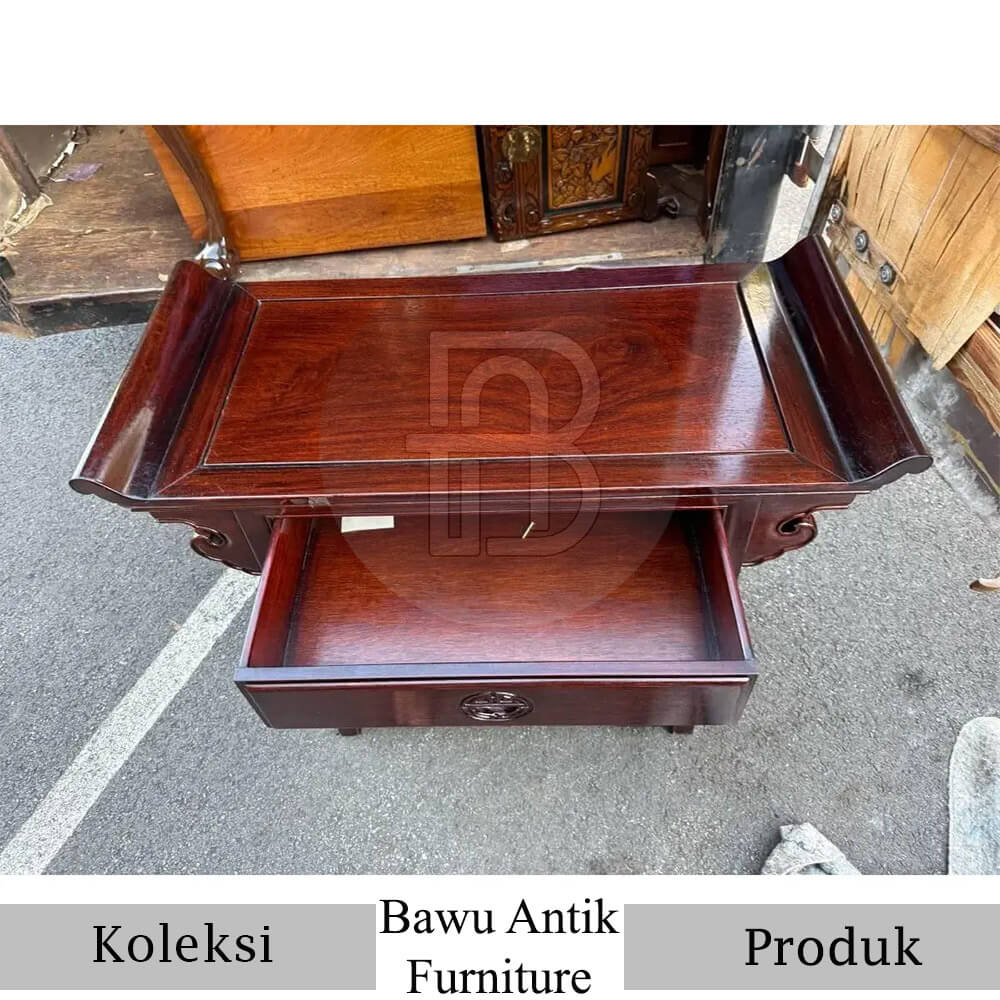 Meja Sembahyang Cina Model Klasik Kayu Jati Solid BA-521 3 Meja Sembahyang Cina Model Klasik Kayu Jati Solid BA-521.2