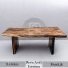Meja Solid Kayu Trembesi Elegant Serat Alami BA-509