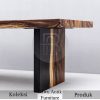 Meja Solid Kayu Trembesi Elegant Serat Alami BA-509.2