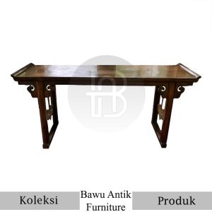 Model Meja Sembahyang Jati Natural Walnut Classic BA 524