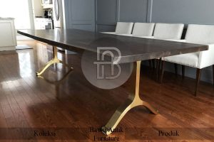 Terbaru Meja Kayu Solid Desain Meja Makan Jepara Berkualitas BA 488