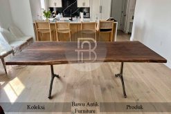 Terbaru Meja Kayu Solid Desain Meja Makan Jepara Berkualitas BA-488.1