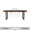 Desain Meja Solid Terbaru Untuk Ruang Makan Industrialis BA-561