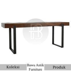 Desain Meja Solid Terbaru Untuk Ruang Makan Industrialis BA-561.1