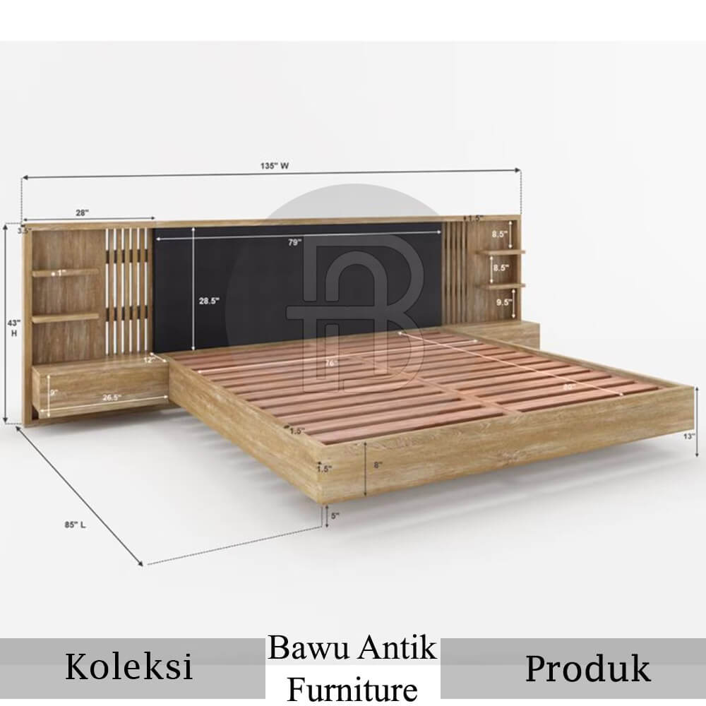 Dipan Kayu Jati Modern Minimalis Design Best Seller BA-572 3 Dipan Kayu Jati Modern Minimalis Design Best Seller BA-572.2