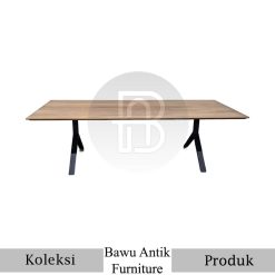 Harga Meja Jati Solid Terbaru Industrial Design BA-560