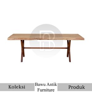 Meja Makan Kayu Jati Solid Minimalis Klasik Style BA 559