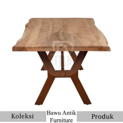 Meja Makan Kayu Jati Solid Minimalis Klasik Style BA-559.1