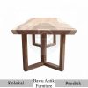 Promo Ramadhan Meja Makan Kayu Suar Natural Serat Alami BA-594.2
