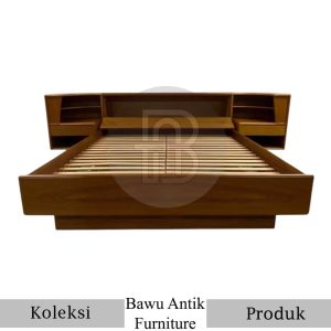 Tempat Tidur Minimalis Kayu Jati Solid Great Quality BA 571