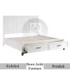 Tempat Tidur Minimalis Putih Duco Excellent Solid Color BA-574.2