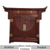 Meja Altar Minimalis Model Drawer Natural Jati Classic BA-629
