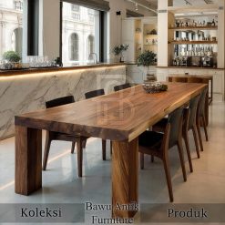 Meja Jati Jepara Desain Meja Makan Minimalis Kayu Solid Berkualitas BA-613