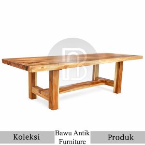 Meja Makan Kayu Trembesi Solid Promo Spesial Ramadhan BA 607