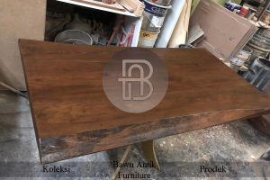 Harga Meja Jati Solid Kayu Utuh Grade A High Quality BA 633