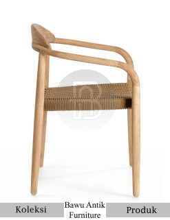 Kursi Cafe Jati Minimalis New Hiroshima Style BA-671.1