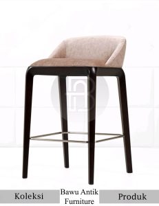 Kursi Cafe Kayu Jati Minimalis Modern Solid Wood BA 683