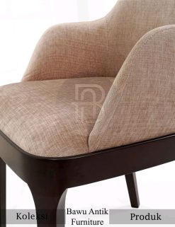 Kursi Cafe Kayu Jati Minimalis Modern Solid Wood BA-683.1