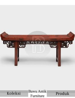 Meja Altar Persembahan Ukiran Klasik Natural Rose Wood BA-693