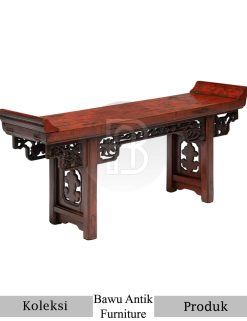 Meja Altar Persembahan Ukiran Klasik Natural Rose Wood BA-693.1