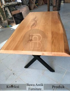 Meja Jati Solid Industrial Design By Bawu Antik Furniture BA-643