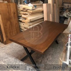 Meja Jati Solid Natural Elegant Color Industrial Design BA-636.1
