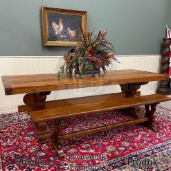 Meja Kayu Solid Bali Rustic Finishing Natural Color BA-702.1