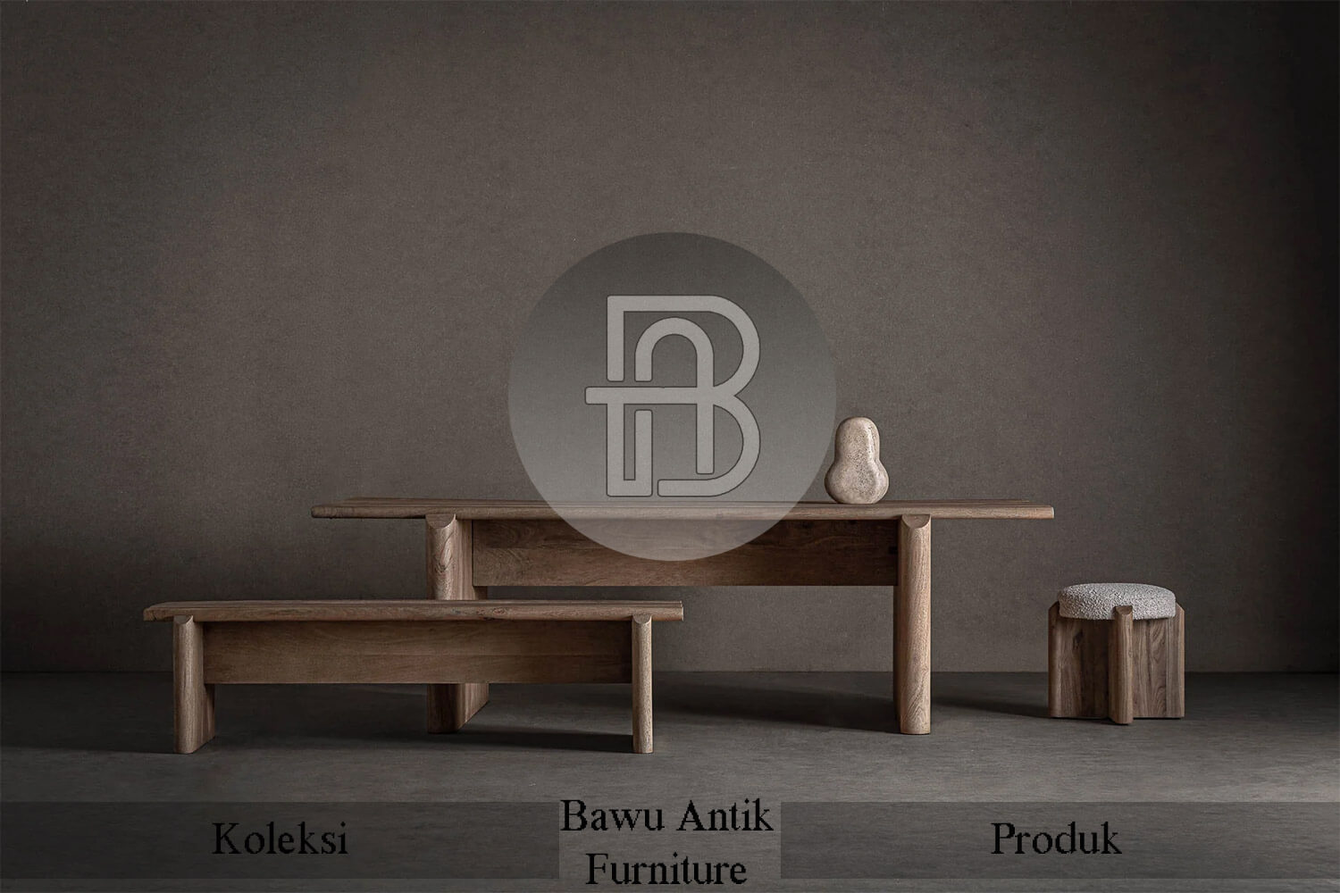 Meja Kayu Solid Jati Finishing Rustic Waterbase BA-664.2 Meja Kayu Solid Jati Finishing Rustic Waterbase BA-664.2