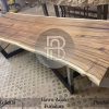 Meja Kayu Solid Trembesi Industrialis Style Jepara BA-648.1