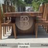 Meja Makan Minimalis Jepara Solid Furniture Kayu Trembesi BA-700.2