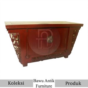 Meja Sembahyang Leluhur Drawer Design Natural Rose Wood BA 652